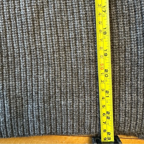 Purotatto Cashmere Wool Blend Hooded Poncho Sweater - Picture 16 of 16